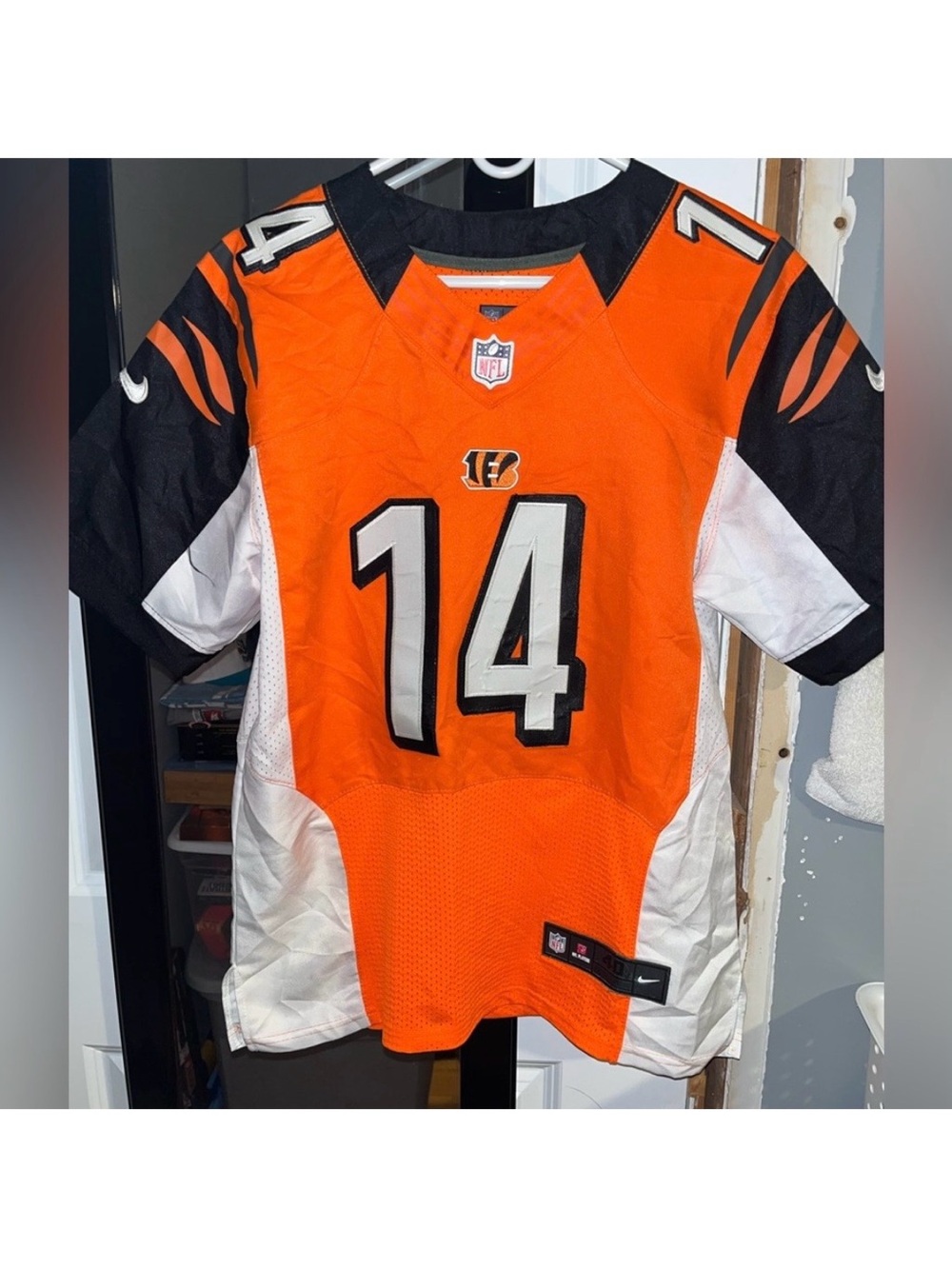 Cincinnati Bengals No. 14 Andy Dalton Retro Nike Authentic NFL Football Jersey